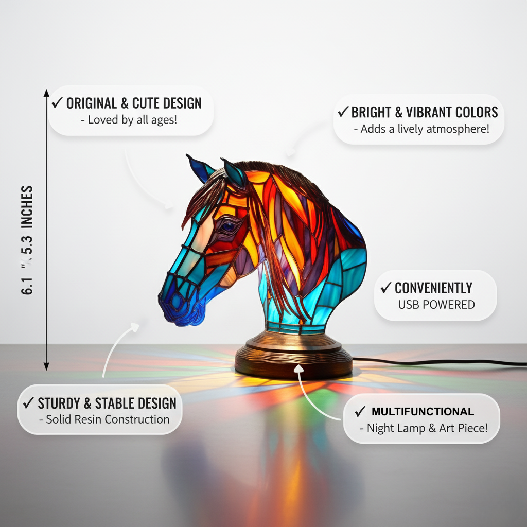 Luminária Cavalo Encantador