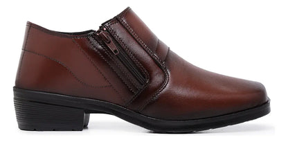 Sapato Bota Social Masculino Com Zíper Confortável Elegante