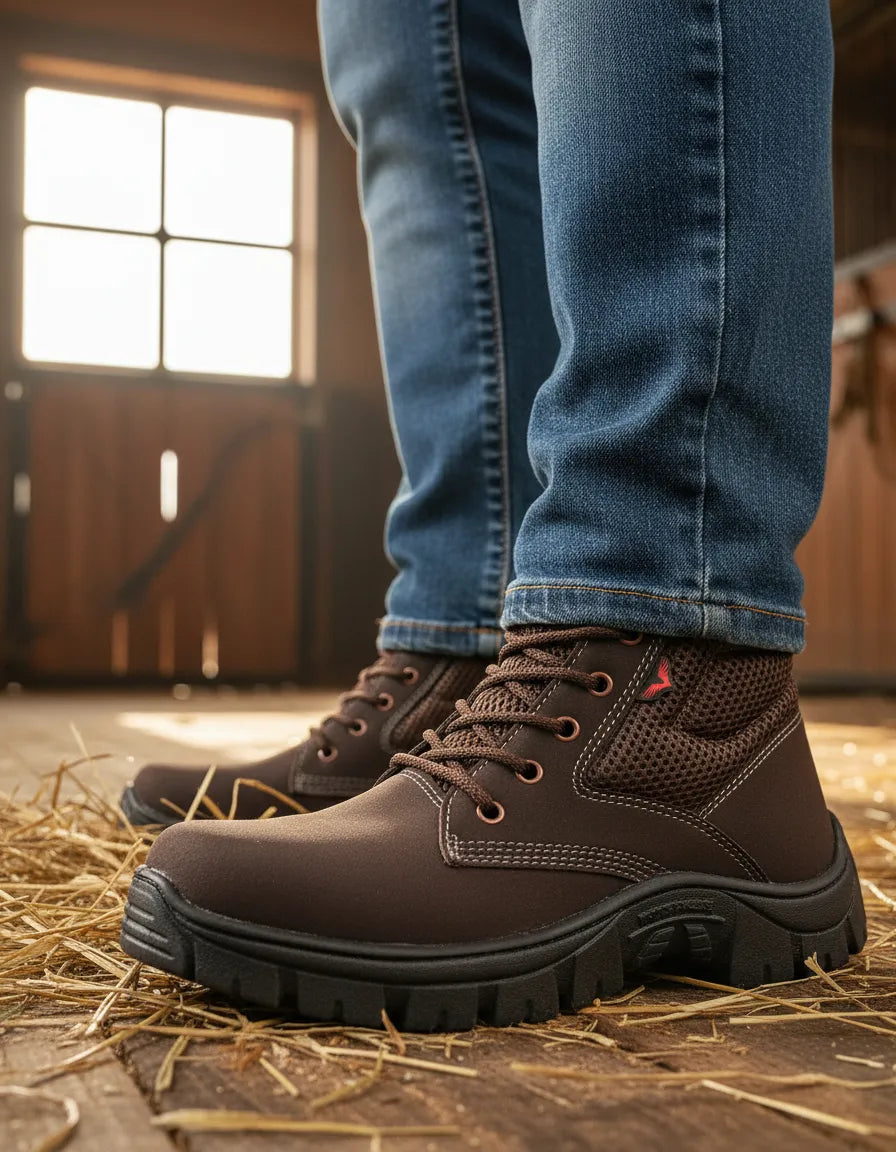 Bota Masculina Adventure Trabalho Coturno Tênis Resistente