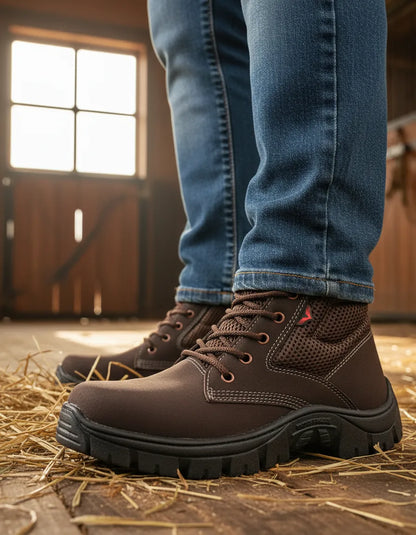 Bota Masculina Adventure Trabalho Coturno Tênis Resistente