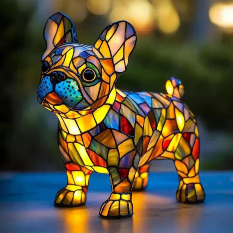Luminária Bulldog Francês Radiante