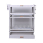 Rack Escorredor Organizador Duplo Com Gaveta